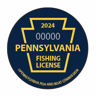 2024 Fishing License Button 
